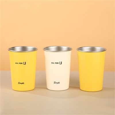 304 Stainless Steel Single-Layer Tui cup