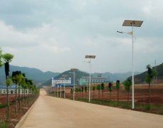 Solar photovoltaic power siam chhuah, solar street lamp leh LED street lamp t...